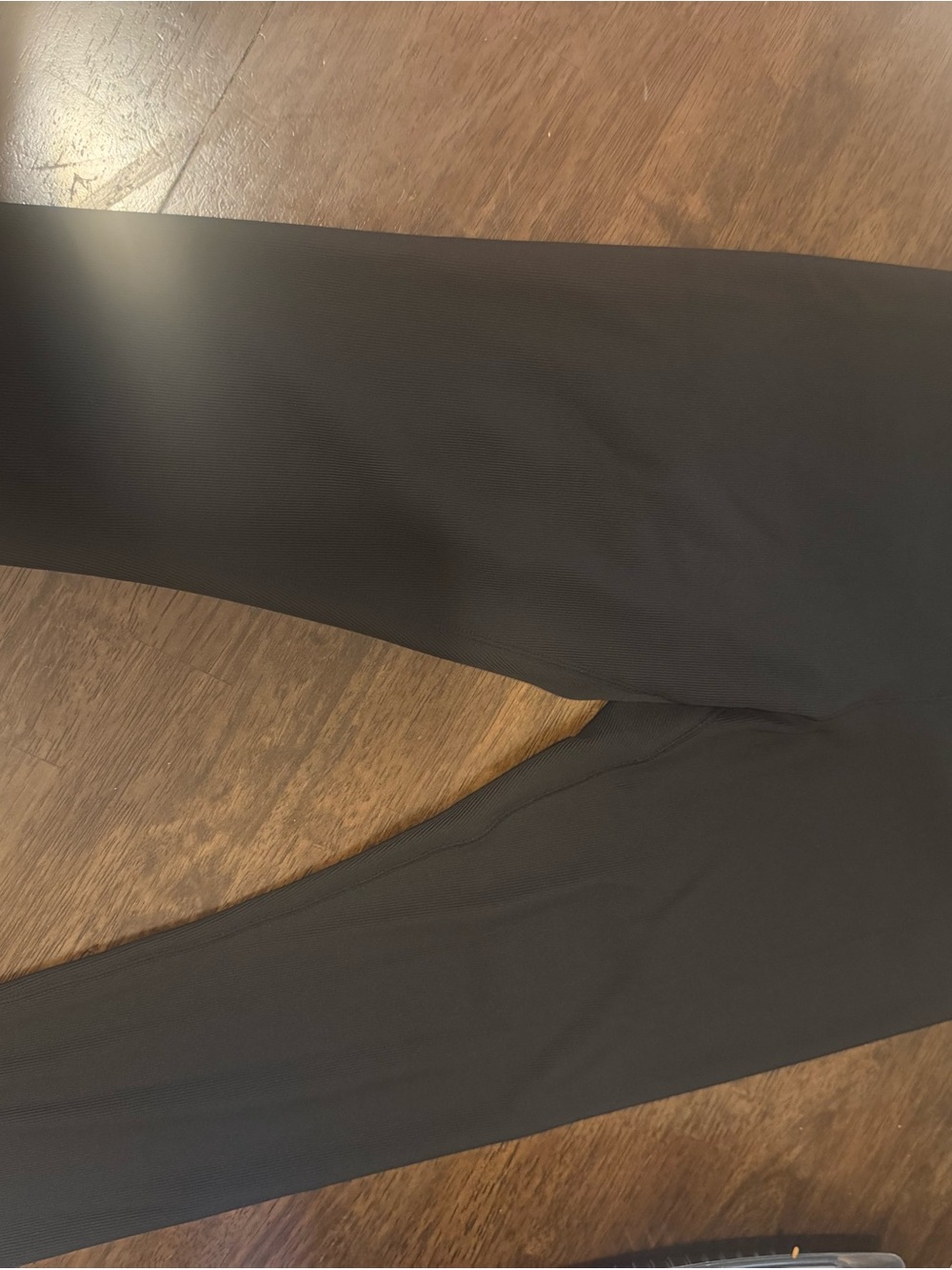 Logo Athletic Black High-Waist Performance Leggings